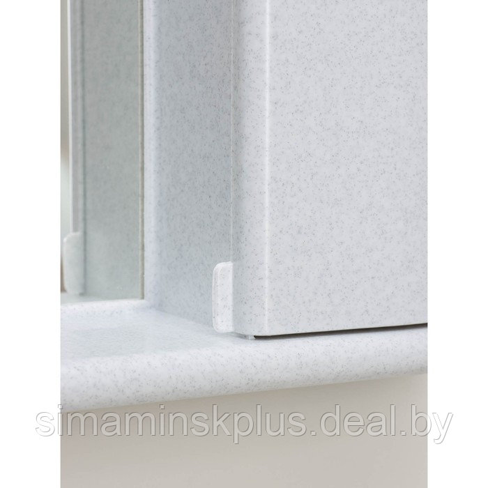 Шкафчик зеркальный для ванной комнаты «Арго», цвет белый мрамор - фото 4 - id-p223800597