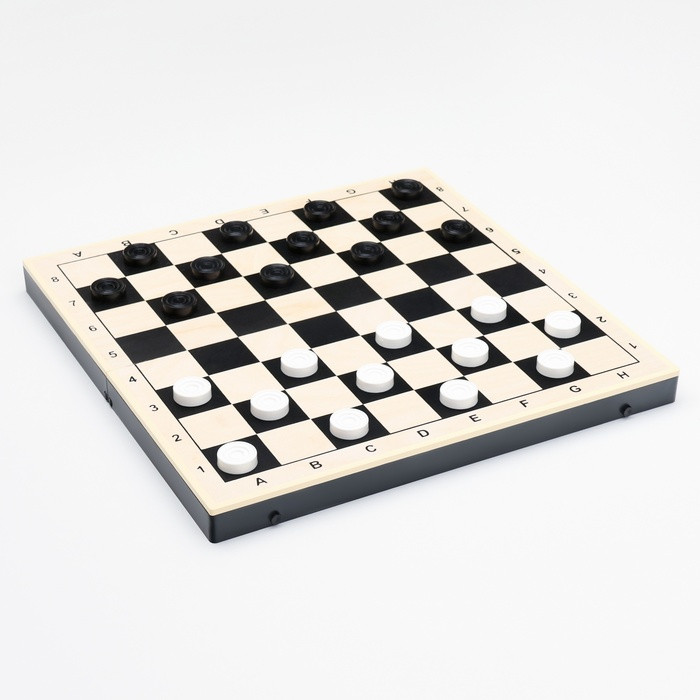 Шахматы гроссмейстерские с шашками, 40х40 см, набор 2в1 «Айвенго» король h=10 см - фото 3 - id-p223800548
