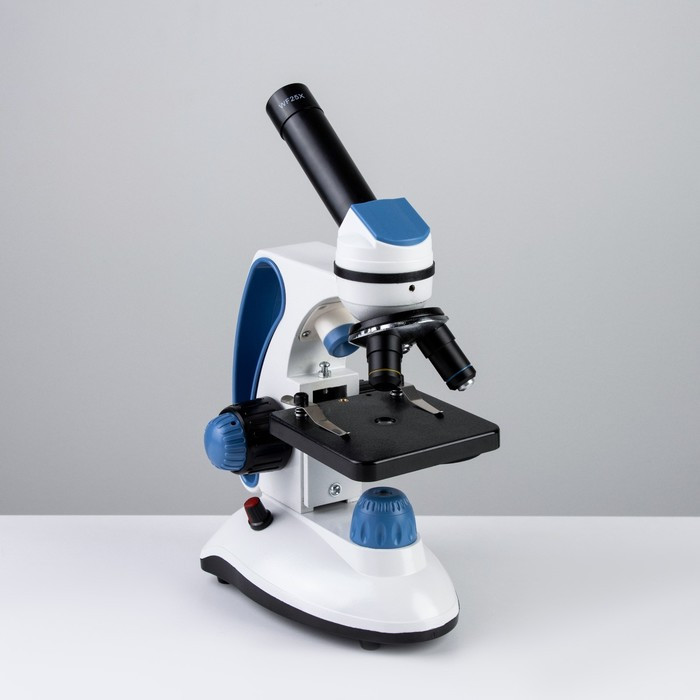 Микроскоп лабораторный кратность 40,100,400, подсветка - фото 3 - id-p223800709