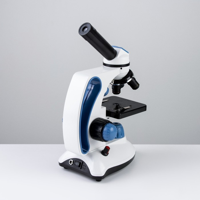 Микроскоп лабораторный кратность 40,100,400, подсветка - фото 5 - id-p223800709