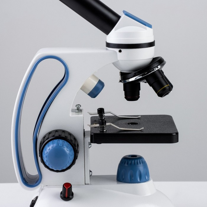 Микроскоп лабораторный кратность 40,100,400, подсветка - фото 6 - id-p223800709
