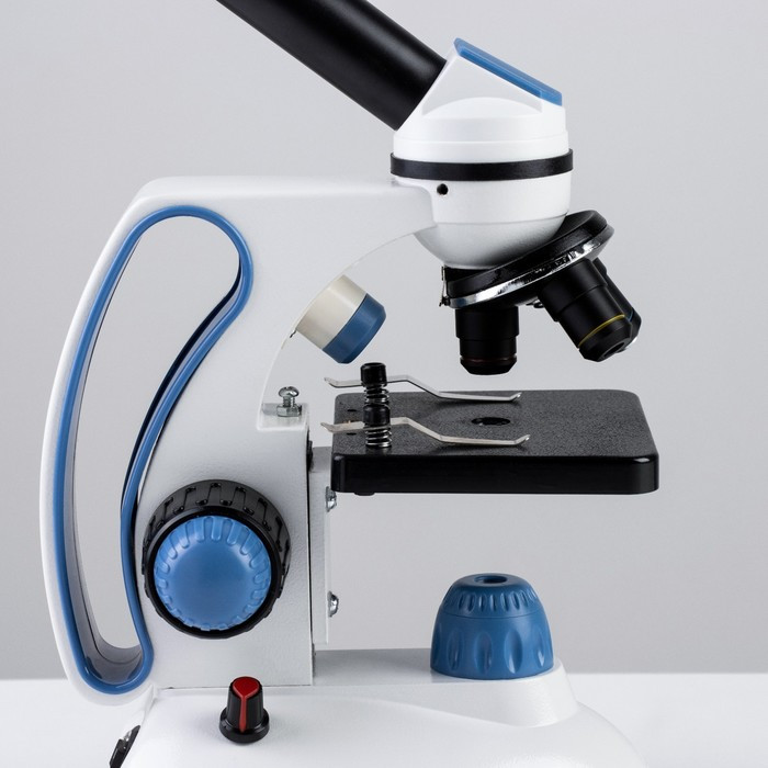 Микроскоп лабораторный кратность 40,100,400, подсветка - фото 7 - id-p223800709