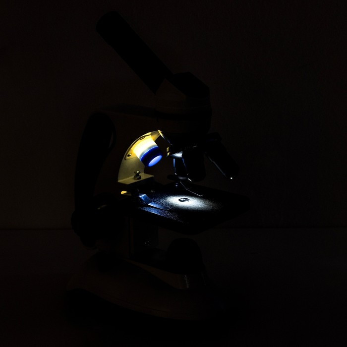 Микроскоп лабораторный кратность 40,100,400, подсветка - фото 10 - id-p223800709