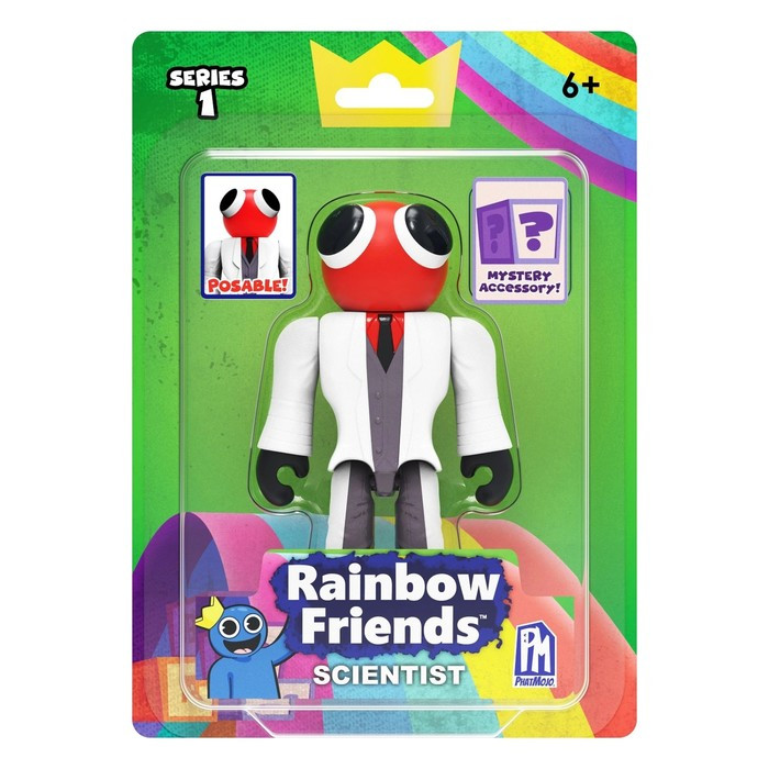 Фигурка Roblox Rainbow Friends Scientist, 13 см, 6+ - фото 5 - id-p223800847