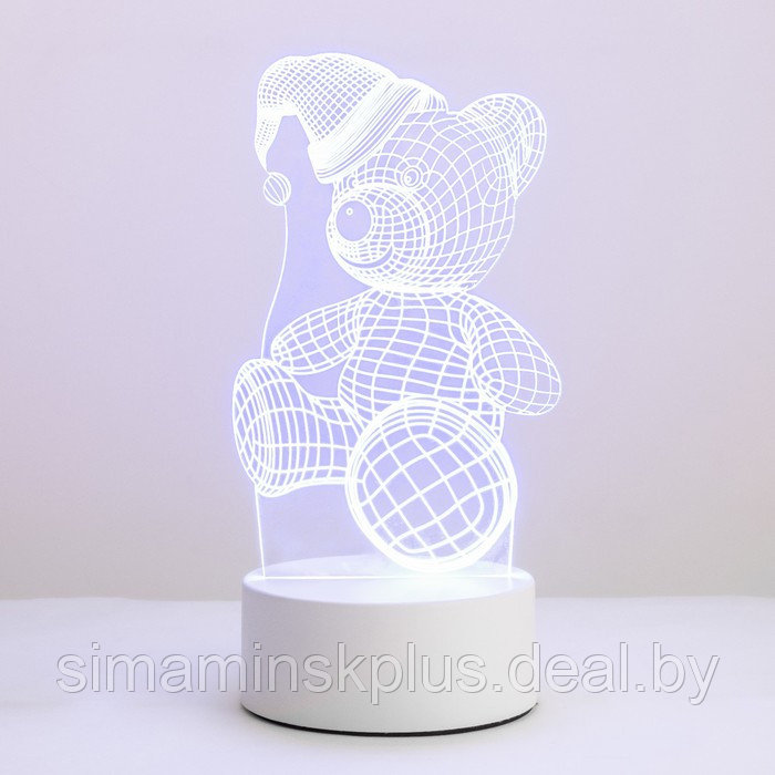 Светильник "Мишка в шапке" LED RGB RISALUX - фото 10 - id-p223801233