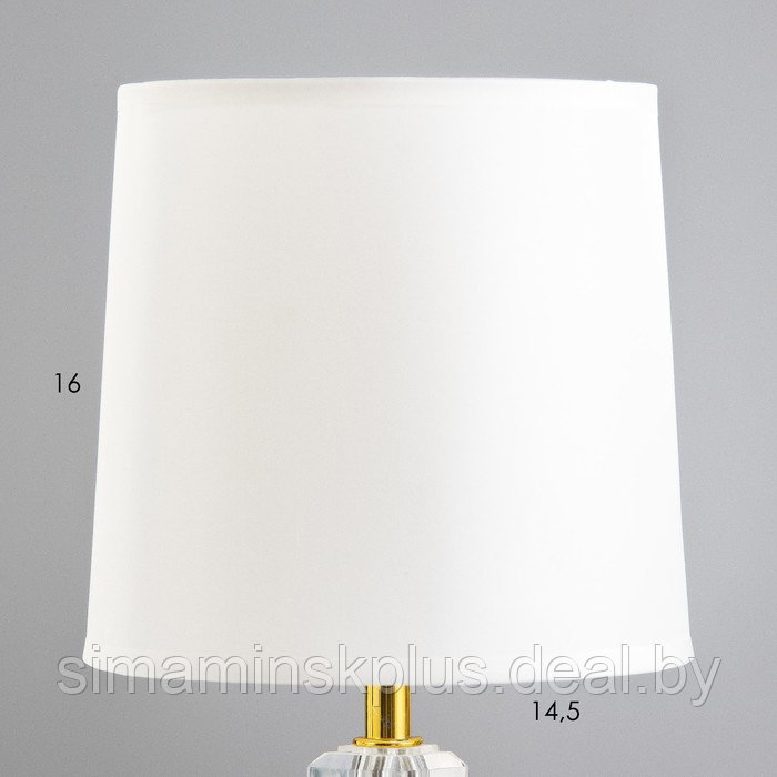 Настольная лампа "Бианка" Е14 40Вт золото 22,5х22,5х36 см RISALUX - фото 3 - id-p223801265