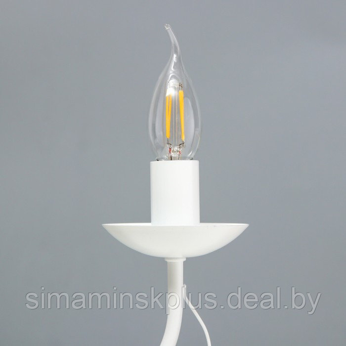 Настольная лампа "Герцогиня" 1х15Вт Е14 белая RISALUX - фото 4 - id-p223801282