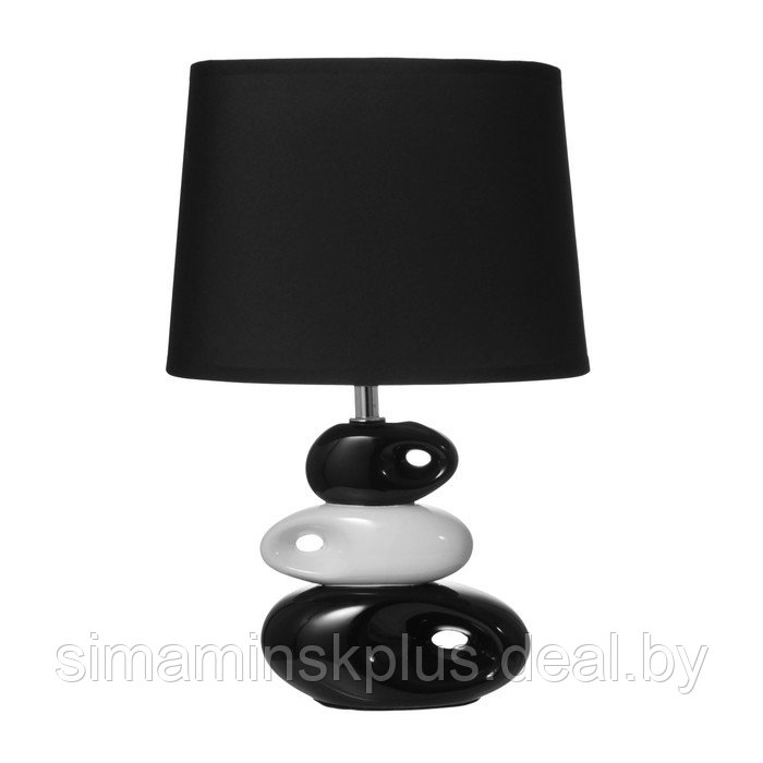 Настольная лампа 16876/1RD+WT E14 40Вт бело-черный 23х16х34 см RISALUX - фото 9 - id-p223801283