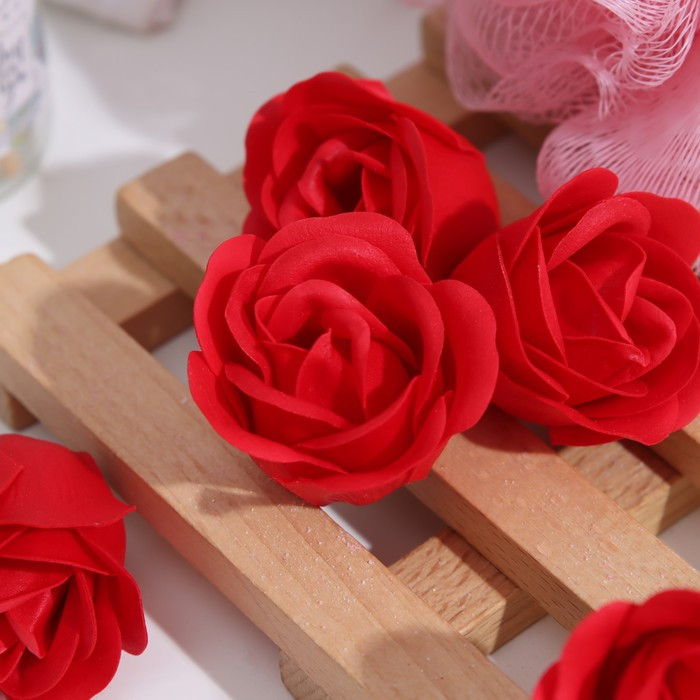 Розы мыльные красные, набор 81 шт - фото 2 - id-p223801033