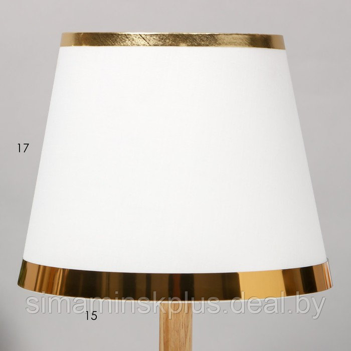 Настольная лампа с подсветкой "Медея" Е27 40Вт золото 21х21х34 см RISALUX - фото 4 - id-p223801297