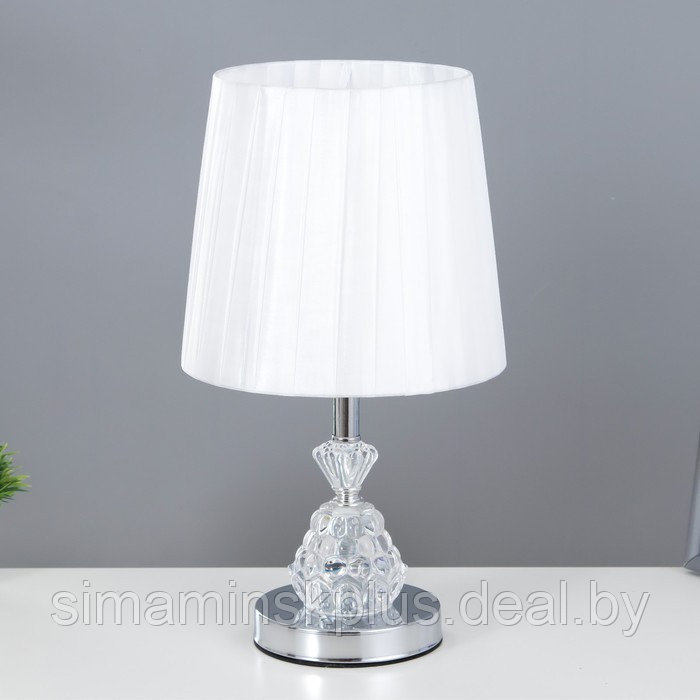 Настольная лампа "Оливи" Е27 белый 20х20х36 см RISALUX - фото 1 - id-p223801303