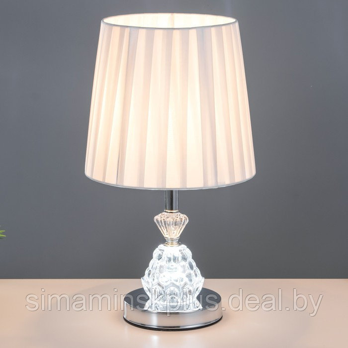 Настольная лампа "Оливи" Е27 белый 20х20х36 см RISALUX - фото 2 - id-p223801303
