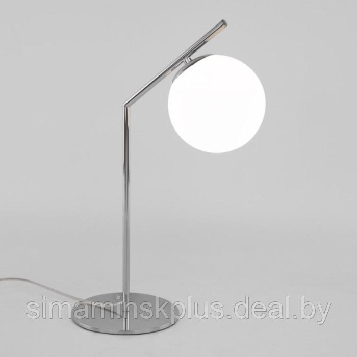 Настольная лампа Frost, 1x60Вт E27, цвет хром - фото 1 - id-p223801410