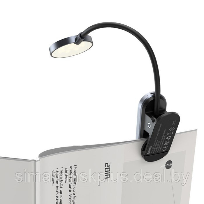 Настольная лампа Baseus Comfort Reading Mini Clip Lamp, белый - фото 4 - id-p223801501
