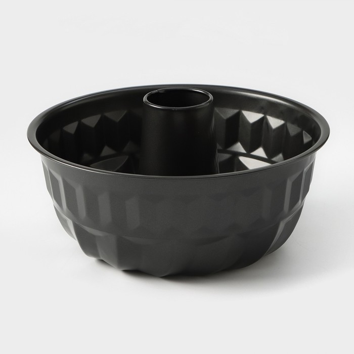Форма для выпечки «Жаклин. Немецкий кекс», 22×10 см, антипригарное покрытие, цвет чёрный - фото 2 - id-p223801764