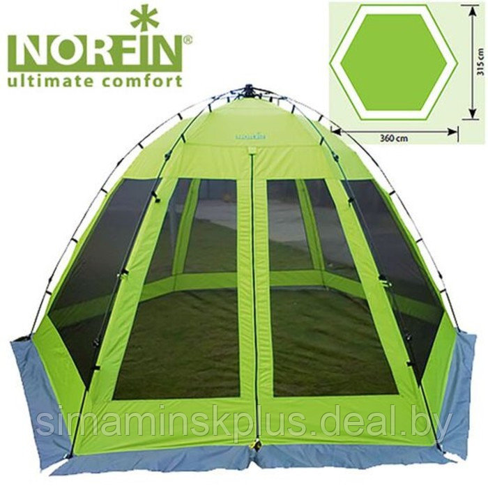 Тент-шатер автоматический Norfin LUND NF летний - фото 1 - id-p223802101
