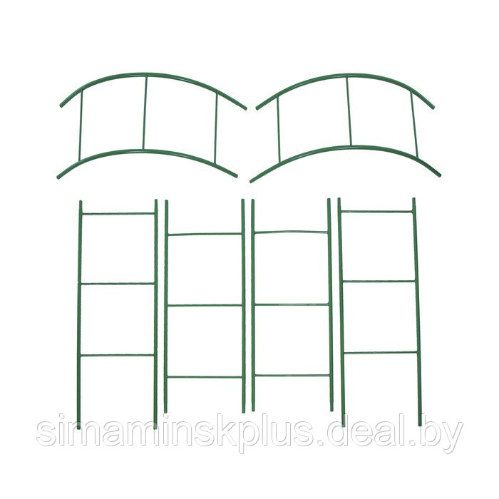 Арка садовая, разборная, 240 × 125 × 36.5 см, металл, зелёная, Greengo - фото 2 - id-p223802115