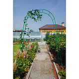 Арка садовая, разборная, 240 × 125 × 36.5 см, металл, зелёная, Greengo, фото 5