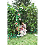 Арка садовая, разборная, 250 × 120 × 30 см, металл, зелёная, «Узор-1», фото 5
