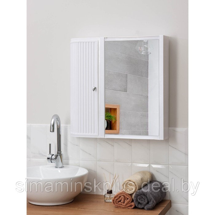 Набор для ванной комнаты Hilton Premium Left, цвет белый - фото 4 - id-p223802419