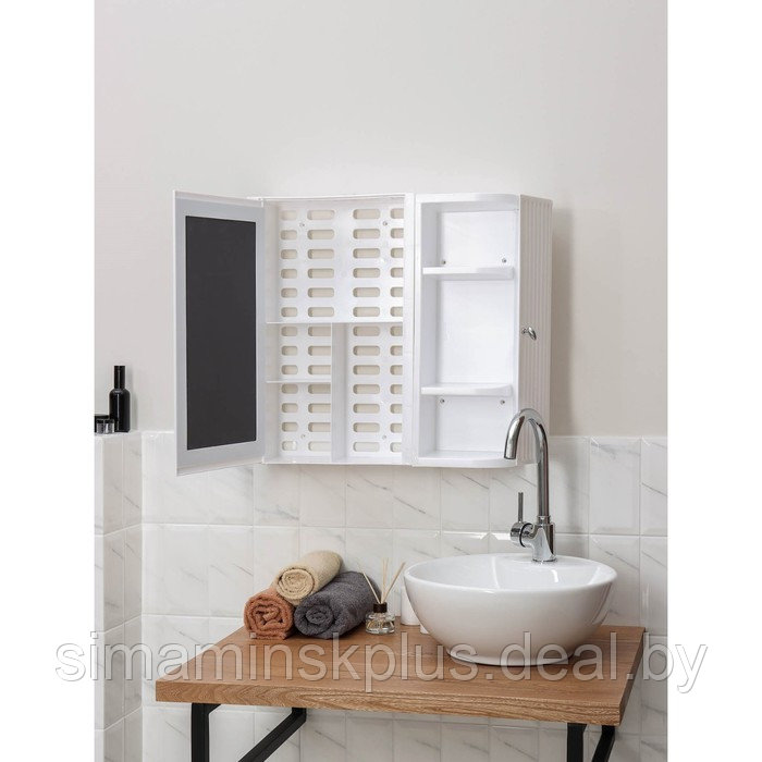 Набор для ванной комнаты Hilton Premium Right, цвет белый - фото 3 - id-p223802420
