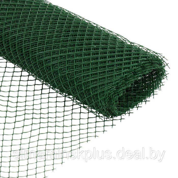 Сетка садовая, 0.5 × 10 м, ячейка 15 × 15 мм, пластиковая, зелёная, Greengo - фото 6 - id-p223802165