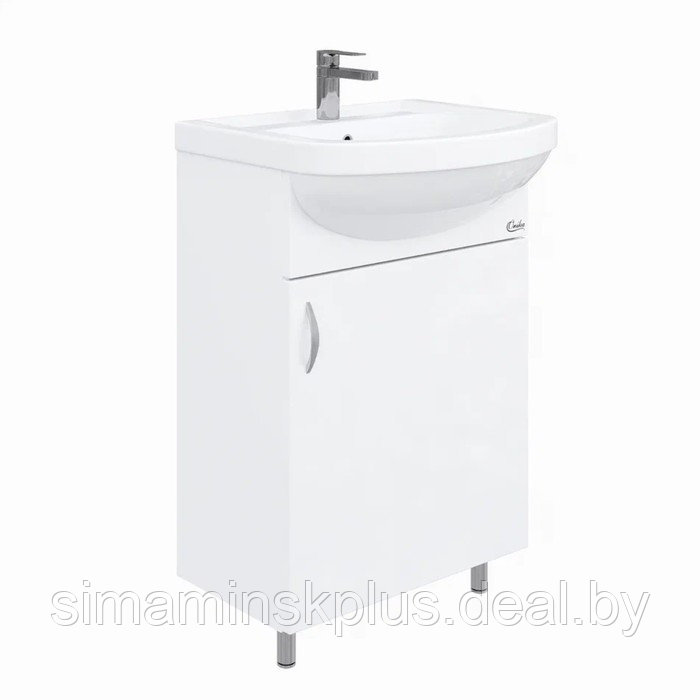 Комплект мебели для ванной Onika "ЭКО 52": Тумба для ванной + раковина + шкаф-зеркало - фото 3 - id-p223802451