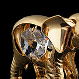 Сувенир «Слонёнок», 6×2,7×5 см, с кристаллами, фото 4
