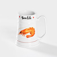 Бокал для пива фарфоровый Sealife, 600 мл