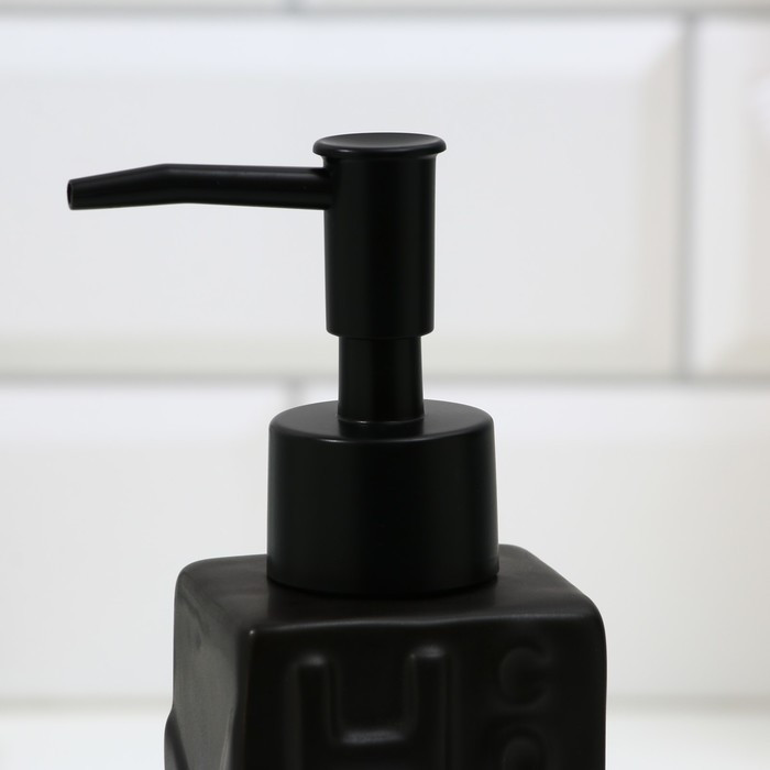 Дозатор для моющего средства,черный ,16 х 12 х 4 см - фото 2 - id-p223803451