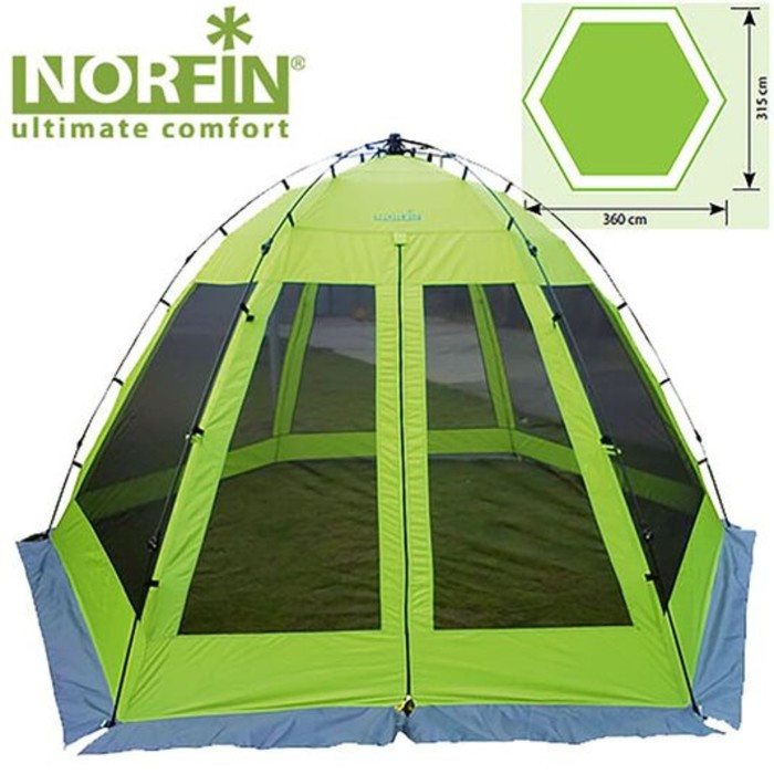 Тент-шатер автоматический Norfin LUND NF летний - фото 1 - id-p223803202