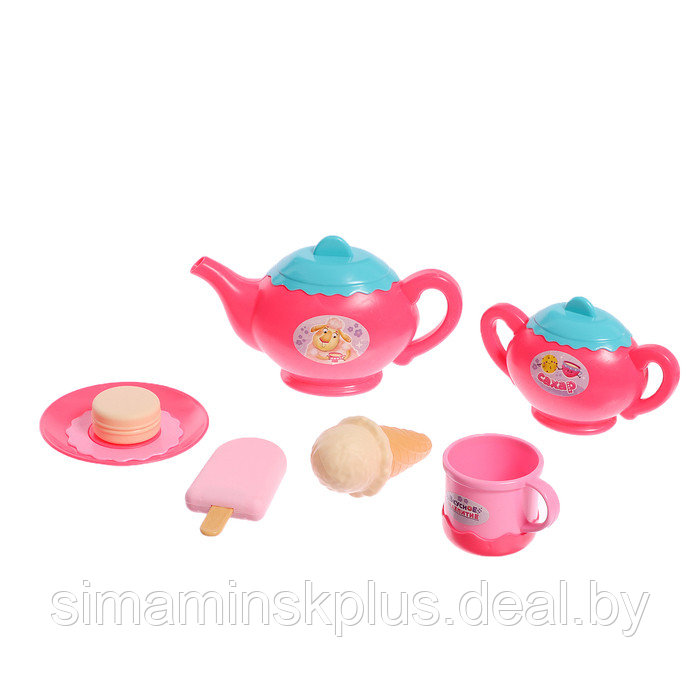Игровой набор посуды «Вкусное чаепитие», в сумочке - фото 2 - id-p223804131