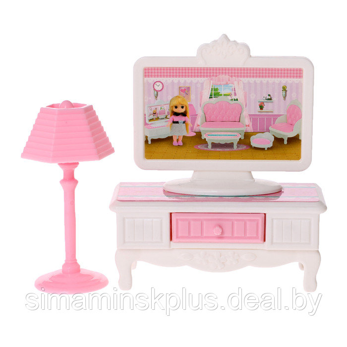 Игровой набор мебели для кукол «Семейная усадьба: гостиная» - фото 4 - id-p223804161
