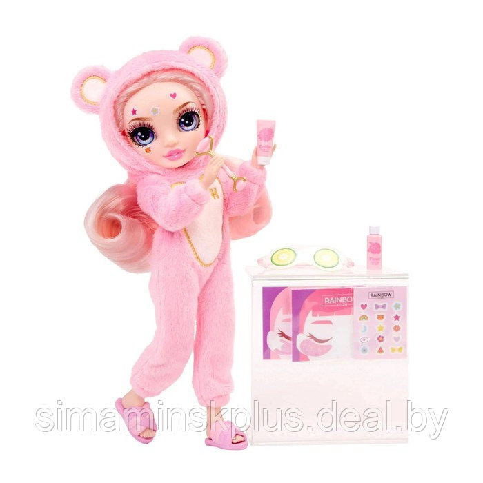 Кукла «Белла Паркер», Junior PJ Party, с аксессуарами, розовая - фото 4 - id-p223804284