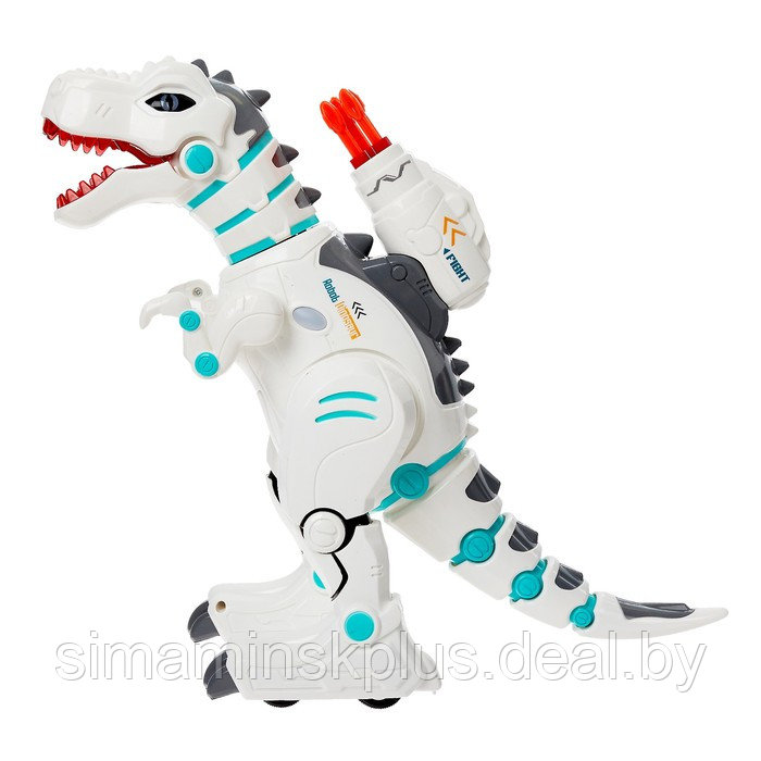 Робот динозавр «Пультовод» ZHORYA, программируемый, на пульте управления, интерактивный: звук, свет, на - фото 2 - id-p223804628