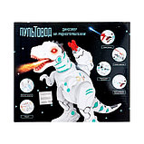 Робот динозавр «Пультовод» ZHORYA, программируемый, на пульте управления, интерактивный: звук, свет, на, фото 7