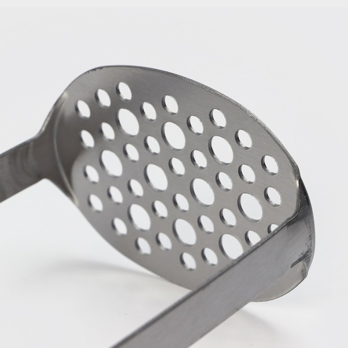 Пушер для картофеля Доляна Smasher, 10×15,5 см, нержавеющая сталь, цвет хромированный - фото 4 - id-p223804682