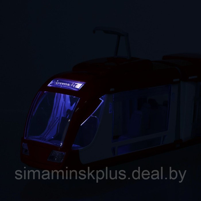 Трамвай со световым и звуковым эффектами (в инд. коробке) 1454 - фото 7 - id-p223804864