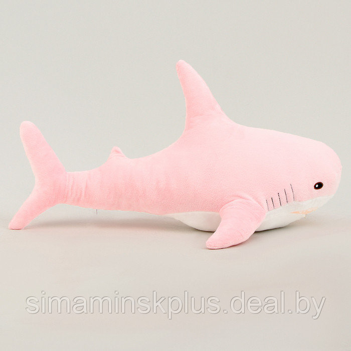 Мягкая игрушка «Акула», 100 см, цвет розовый - фото 3 - id-p223805162