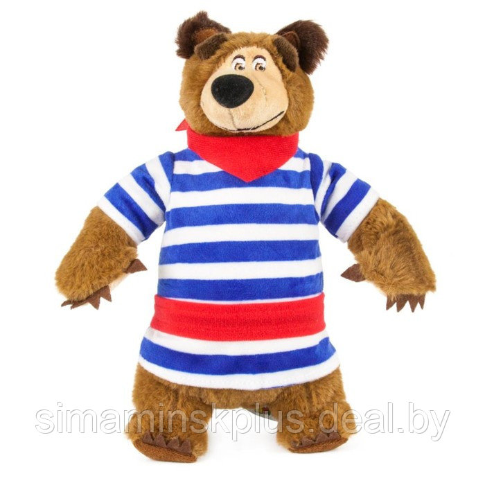 Мягкая игрушка «Медведь-моряк. Маша и Медведь», 26 см - фото 1 - id-p223805262