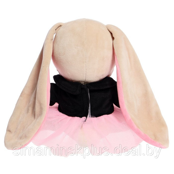 Мягкая игрушка "Зайка Лин в черной куртке и розовой юбке", 20 см JL-02202302-20 - фото 3 - id-p223805217