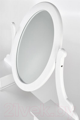 Туалетный столик с зеркалом Halmar Sara с табуретом - фото 7 - id-p223806081