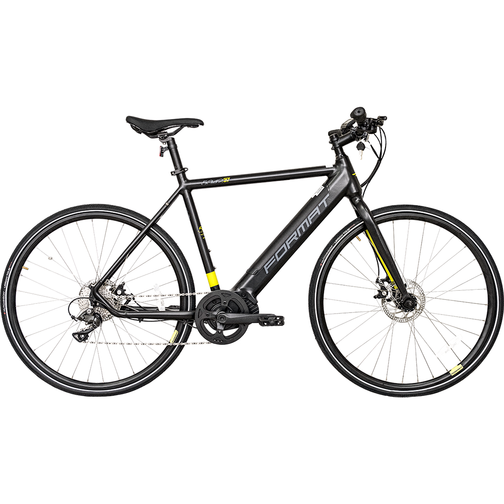 Электровелосипед FORMAT 5342 E-bike (700C 8 ск., рост 540 мм) 2020-2021, черный матовый, 1BKM1EC8800 - фото 1 - id-p188774308