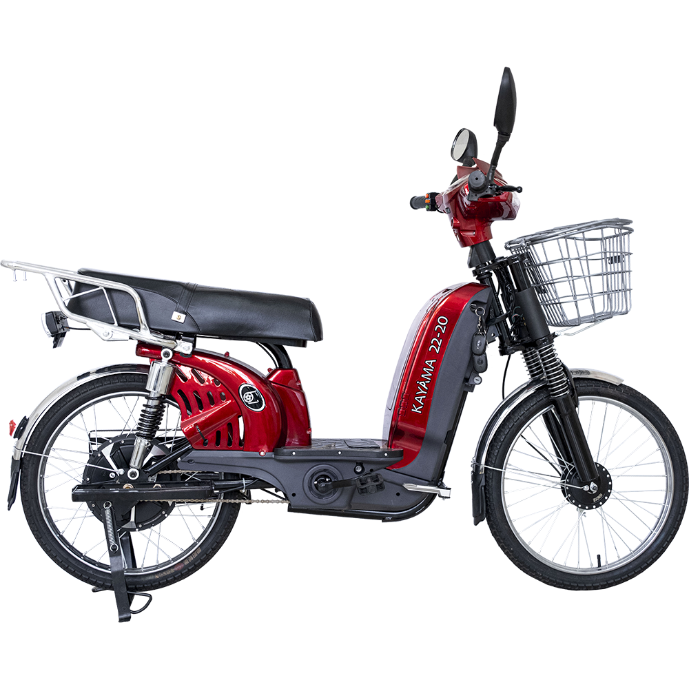Электровелосипед KAYAMA 22-20 красный+Мотор-колесо с шиной Kayama 22-20 - фото 1 - id-p218210242