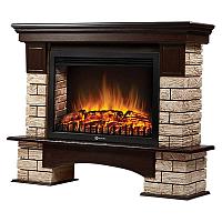 Портал Firelight Forte Wood 30 камень коричневый, шпон темный дуб \ ДЛЯ: очагов 31\33 дюйма