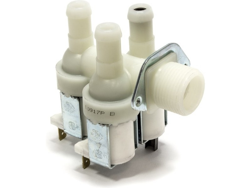 Клапан залива воды для стиральной машины Bosch VAL030BO (3Wx90, D-13.5mm, 1-выход с жиклером, VAL000BO, - фото 1 - id-p139660782