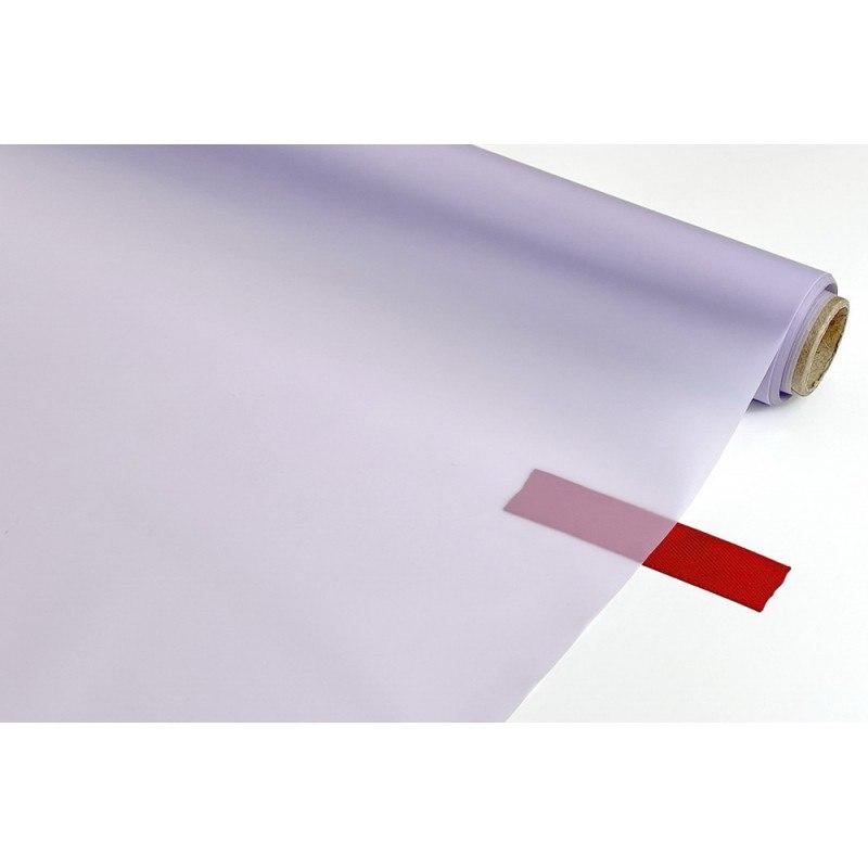 Пленка матовая однотонная светло-фиолетовая (арт.41/19В) на втулке