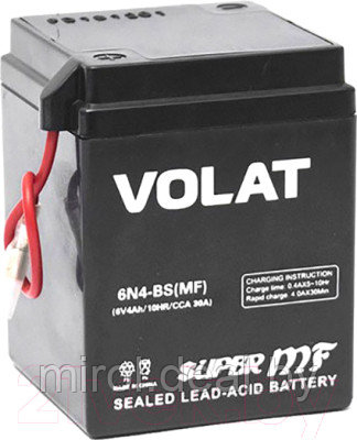 Мотоаккумулятор VOLAT 6N4-BS MF L+ - фото 1 - id-p223815301