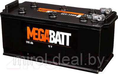 Автомобильный аккумулятор Mega Batt Batt L+ 1250A / 6СТ-190АE - фото 1 - id-p223815899