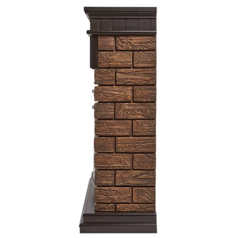 Портал Firelight Bricks Wood 30 камень темный, шпон венге \ ДЛЯ: очагов 31\33 дюйма - фото 3 - id-p223817813